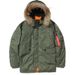 Martin N3B Coat American Style Flight Cotton Jacket Cold Proof Windproof Warm Mid Length Windbreaker Men's Trendy_viptrois.com