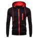 Ink Cardigan Jacket Spring And Autumn Men's Zipper Hooded Sports Men's Casual Sweater Short_viptrois.com