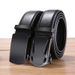 Men's Belt PU Frosted Automatic Buckle Casual Belt Litchi Pattern Business Belt Street Belt_viptrois.com