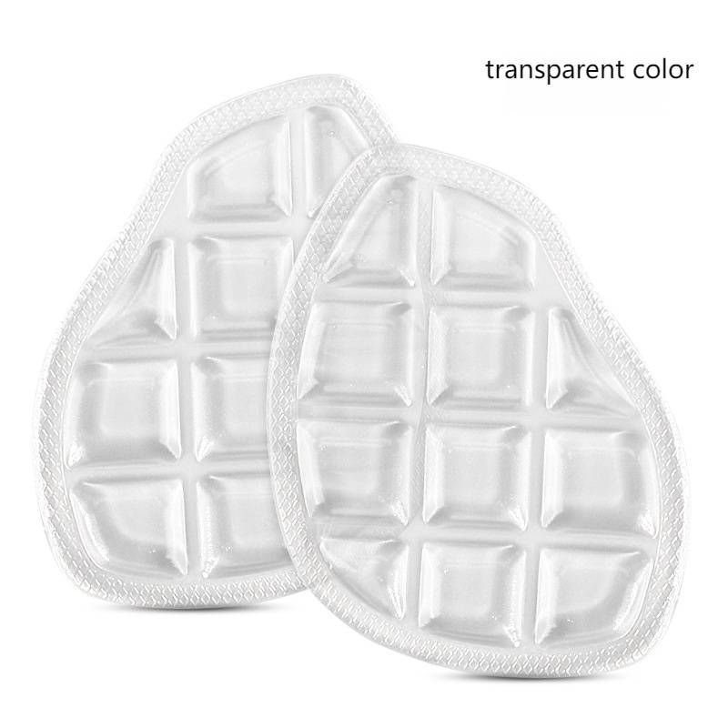 Self-Adhesive Forefoot Pads – Anti-Slip Cushion Inserts For High Heels & Dress Shoes (Transparent/Black, F404 Model, All-Season Use)_viptrois.com