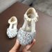 2024 spring and summer new girls' leather shoes single-layer shoes baby princess shoes Children's casual shoes performance shoes Pearl dance shoes_viptrois.com