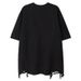 Vintage Hip Hop Rock Singer Graphic Print Men's T-Shirt With Distressed Hem & Chain Detail – Streetwear Casual Tee In Black & White_viptrois.com