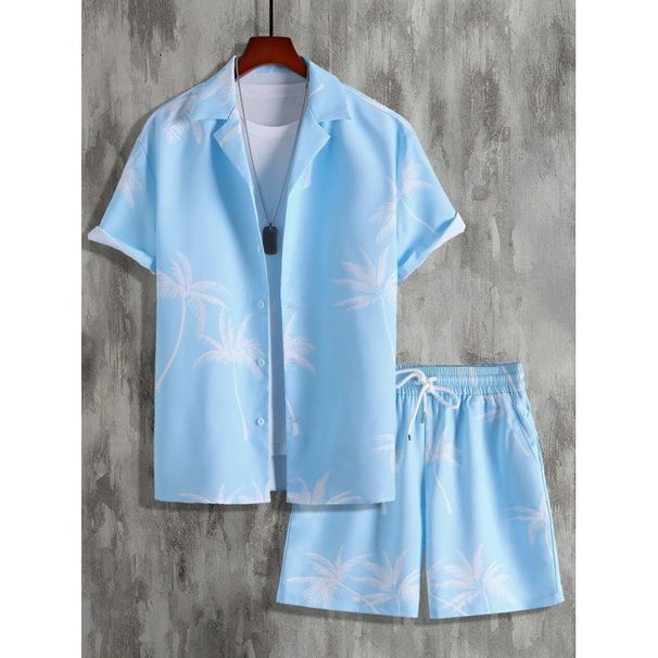 Men's Hawaiian Shirt - Summer Short Sleeve Casual Button Down Shirt For Beach Vacation_viptrois.com