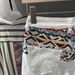 Men's Clothing Summer White Embroidered Denim Shorts Versatile Trendy Casual Straight Elastic Popular Personality Five Point Pants_viptrois.com