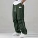 Men's Quick-Dry Outdoor Casual Pants With Stripes, Breathable Straight Leg Trousers For Sports And Daily Wear_viptrois.com