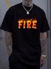 Funny Fire And Ice Costume Halloween 2024 Family Matching T-Shirt Female Stretched Casual Versatile Designer Clothes Breathable Print Round Neck Short Sleeve Stylish Summer Women Unisex Comfortable Fashion T-Shirt For Women Casual Slightly_viptrois.com