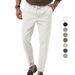 Men's Clothing Pants New Loose Large Size Elastic Waist Versatile Color Sports_viptrois.com