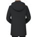 Men's Winter Hooded Jacket – Premium Polyester Fill, Detachable Hood, Slim Fit For Mature Gentlemen (XL-5XL, Black/Olive, Zippered Pockets)_viptrois.com