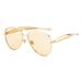25 New Toad-shaped Sunglasses Metal Frame Retro Fashion High-end Sunglasses Street Fashion Sunglasses_viptrois.com