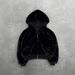 Men's Reversible Zip-Up Hoodie With Leopard Print - Oversized Pullover Sweatshirt For Winter & Fall, Unisex Streetwear_viptrois.com