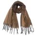 Unisex Bib cross border seasonal floral gradient fringed scarf_viptrois.com