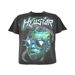 2024 New American T-shirt Retro Loose Floral Print Short Sleeve T-shirt Unisex_viptrois.com