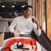 Pure Henry Collar Knitted Long Sleeve Men's Early Autumn Korean Ribbed Textured T-Sh Casual Commuting Mature Style Base_viptrois.com