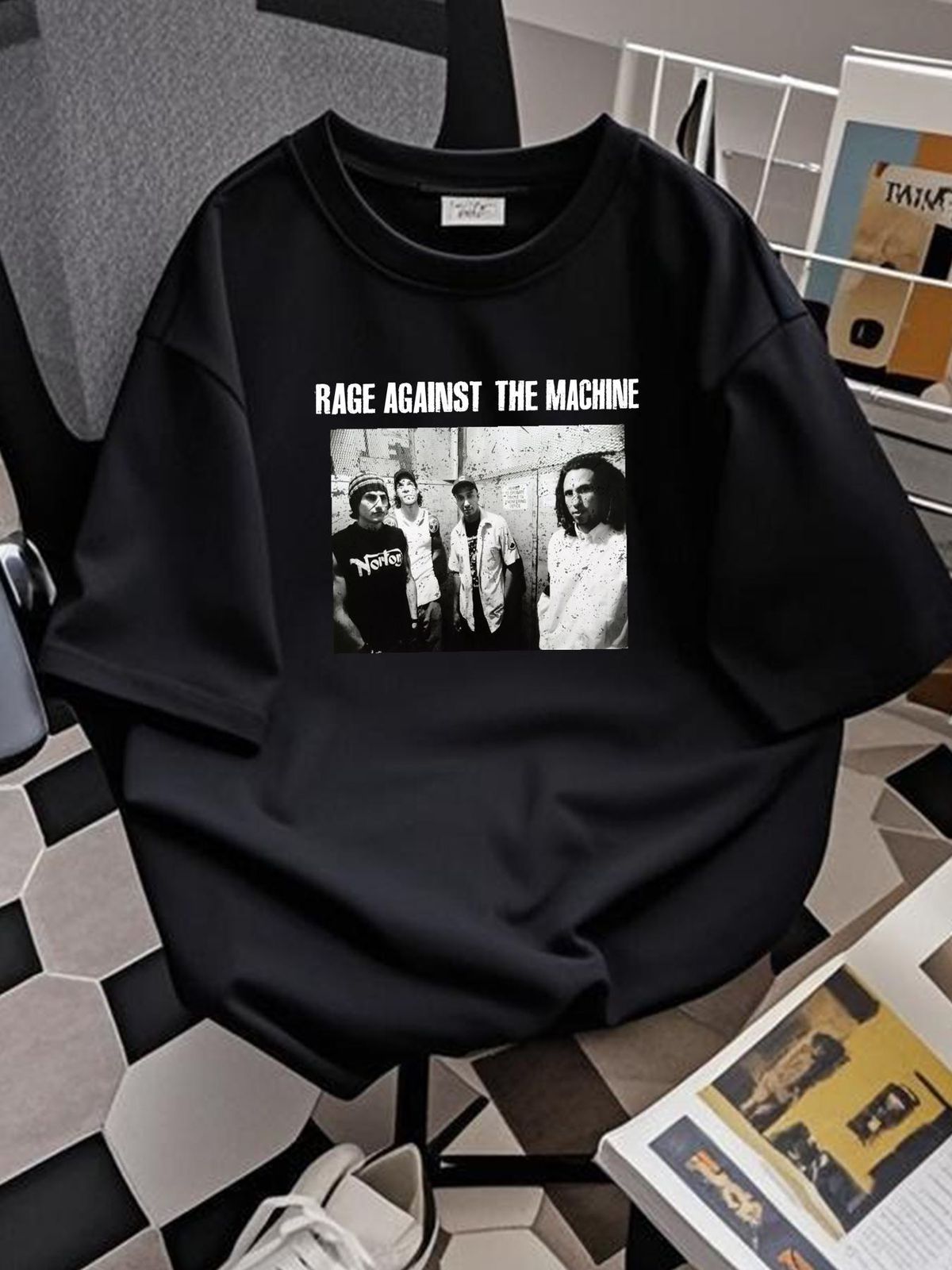 1997 Rage Against The Machine North American Tour New T Shirt LNH8575 Comfortable Graphic Streetwear Slightly Fashion Designer Clothes Homme_viptrois.com