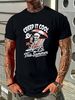 Cute Summerween Ghost Funny Beach Halloween T-Shirt Casual Print Round Neck Short Sleeve Streetwear T-Shirt For Women Casual Designer Clothes Stylish Unisex Slightly Breathable Stretched Top For Everyday Wear Comfortable Graphic Fashion Female_viptrois.com
