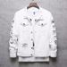Men's Clothing Denim Jacket Fashion Slim Hole Cotton Stretch Denim Clothes Trendy Coats_viptrois.com