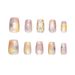 Beauty & Health Hand Made Wearable Nails Hand Painted Lines Star Heart Cartoon Flowers Red Panda Eyes Wearable Nails Code_viptrois.com