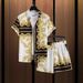 Men's Clothing Casual Loose 3D Printed Short Sleeved Shirt Hawaiian Suit_viptrois.com