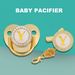 Jinleiou Food Grade Pacifier Gum Soothing Mood Silicone English Letter Baby Pacifier for Baby-sitter_viptrois.com
