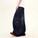 Vintage Cat Whisker Washed Distressed Jeans For Men & Women - Relaxed Fit Wide Leg Cargo Pants With Large Pockets_viptrois.com