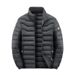 Men's Winter Hooded Puffer Jacket With Fleece Lining, Oversized Fit, Warm & Stylish Coat For Urban Fashion (Black/Grey/Blue)_viptrois.com