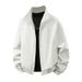 Men's Casual Jacket Slim Fit Stand Collar Lightweight Zipper Spring Autumn Outerwear Fashion Trends_viptrois.com