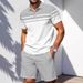 Men's 3D Printed Polo & Shorts Set – Breathable Summer Casual Outfit (Multiple Colors, S-5XL)_viptrois.com