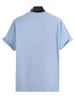 Men's Summer Casual Loose Size 100% Cotton Mountain Compass Pattern Print Round Neck Short Sleeve T-shirt Top_viptrois.com