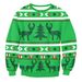Pure 2024 Independent Station Christmas 3D Crew Neck Loose Pullover Men's Digital Print Sweatshirt European And_viptrois.com