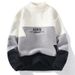 Pure Men's Classic Fashion High Collar For Teenagers, Warm Mink Velvet Casual Base Knitted Sweater_viptrois.com