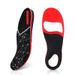 hot selling black and red printed flat foot correction arch insoles_viptrois.com