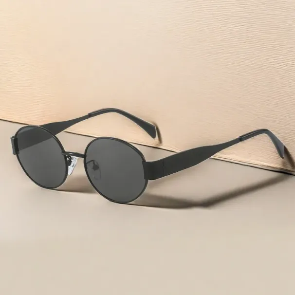 Sonnenbrille, Fortschrittliche Metall-Sonnenbrille, Modische Ovale Brille, Markendesigner, Vintage-Sonnenbrille, Hohe Menge, Oculos De Sol 2024_viptrois.com