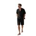 Men's Clothing Men's Linen Short Sleeve Shirt Suit Linen Summer Loose Casual Cotton Linen Cardigan Shirt Shorts_viptrois.com