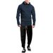 Men's Autumn Winter Two Piece Suit Hooded Fleece Sweatshirt And Sweatpants Casual Loose Fit European Size_viptrois.com