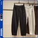 Men's Fleece-Lined Banana Pants - Designer Relaxed Fit, Straight Leg Casual Trousers With Drawstring Waist (M-3xl)_viptrois.com