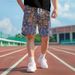 Premium Products CP11621A07 American Casual Camouflage Printed Trendy Brand Fitness Running Sports Basketball Shorts_viptrois.com