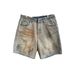 Men's Summer Casual Retro Distressed Ripped Denim Shorts Straight Leg Loose Fit Trendy Five Point Pants_viptrois.com