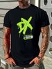 2000s Degeneration X T Shirt Sz L A837 Homme Summer Stretched Top For Everyday Wear Comfortable Soft Stylish Versatile Graphic Breathable Casual_viptrois.com