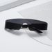 Celebrity Same Style Sun Sunglasses All In One Couple Punk Style Street Shooting Concave Shape Strange Shape Sunglasses_viptrois.com