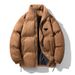 Men's Clothing Style Suede Cotton Padded Jacket For Men, Solid Color, Triangle Loose Fitting Puffer Jacket, Fashionable Cotton Coat._viptrois.com