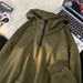 Men's Outerwear Trendy Teenage Top New Half Zip Hooded Sweatshirt_viptrois.com