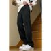 2024 New Loose Casual Pants Men's Korean Version Trendy Versatile Pants Summer Thin Pendant Wide-leg Mopping Trousers_viptrois.com