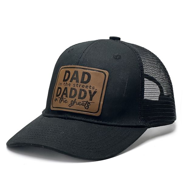 Unisex DAD DADDY alphabet pattern is suitable for traveling and wearing outdoor net hats_viptrois.com