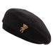Korean Version Bear Beret For Women, Autumn And Winter Cartoon Solid Color Sun Hat, Casual Outing Fashionable_viptrois.com