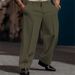 2025 Men's Formal Slant Pocket Straight Solid Color Breathable Outdoor Daily Outing Fashion Trousers_viptrois.com