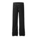 Men's Clothing Retro 2025 Autumn And Winter Trendy Washed Black High End Design Men's Straight Flared Denim Trousers_viptrois.com