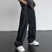 Men's Clothing New Autumn Style Personality Hip Hop Straight Jeans For Men And Women, Fashionable Loose Casual Wide Leg Men's Jeans_viptrois.com