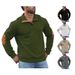 Spring And Autumn Light Mature Casual Men's Corduroy Jacket, Stand-up Collar Long-sleeved Coat, Outdoor Casual Sweatshirt_viptrois.com