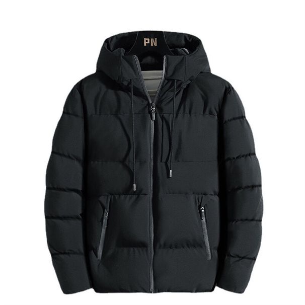 2026 Fashion Wintercoat Outerwear Men Stand Collar Pure Color Long Sleeve Loose Keep Warm Cotton-Padded Jacket M-4XL_viptrois.com