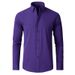Men's Clothing Foreign Trade Korean Slim Stretch Shirt Men's Shirt Foreign Trade Simple Business Thin Shirt Men_viptrois.com